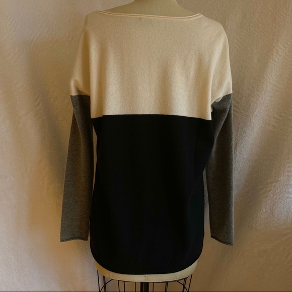 Vince cashmere blend tri colour sweater.S/M - Picture 3 of 7